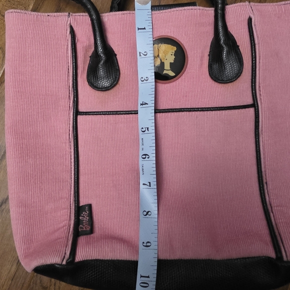 Vintage Barbie Pink Corduroy Purse - Picture 4 of 4